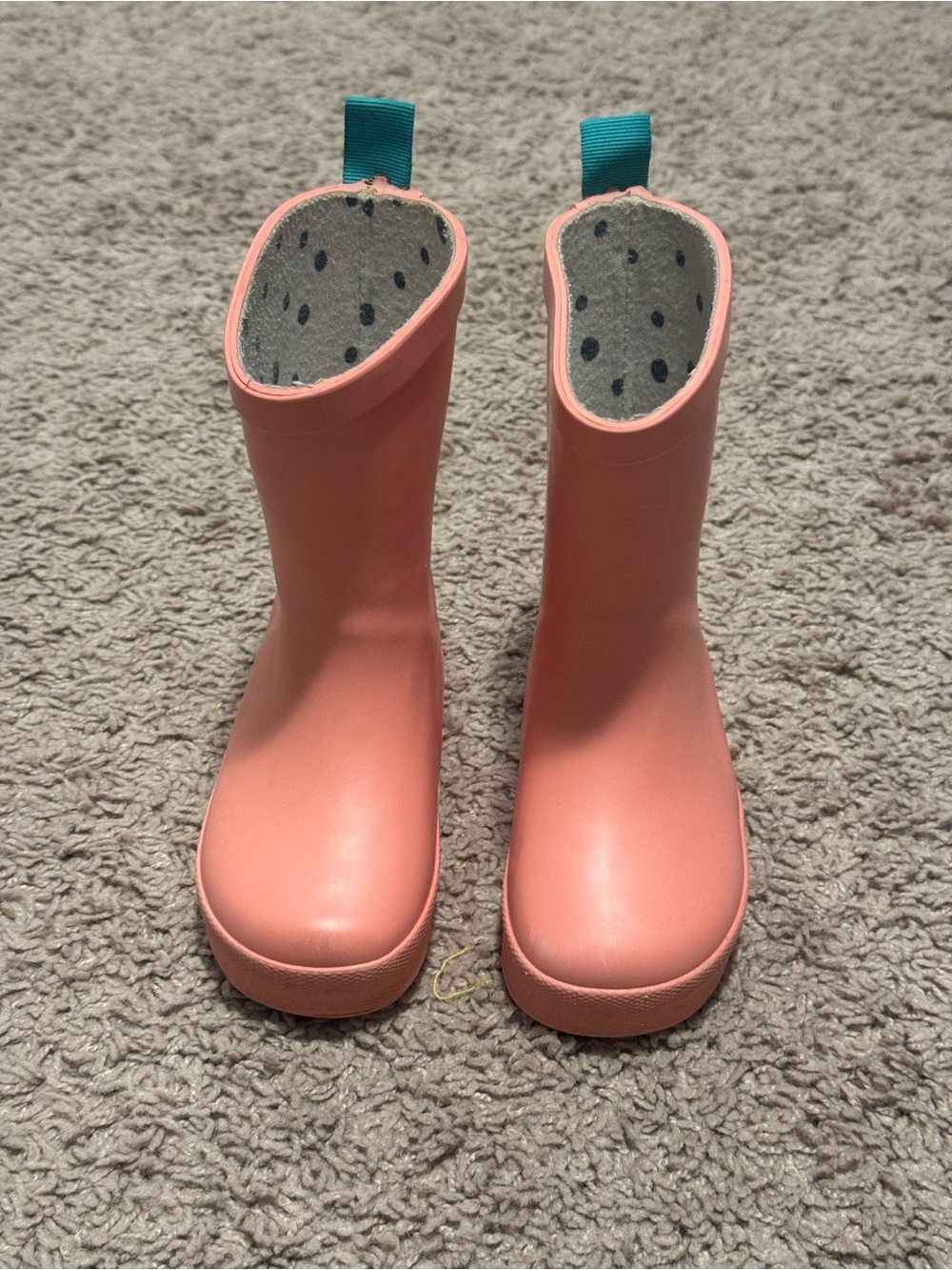 Ten Little Rain Boots in Pink, toddler size 8, excellent used condition!